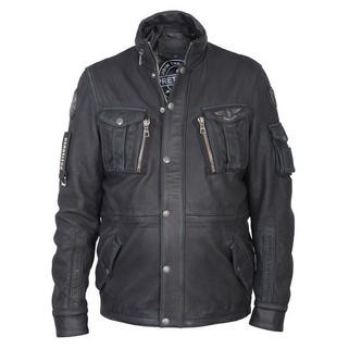 Кожаная винтажная куртка Cyclone Black